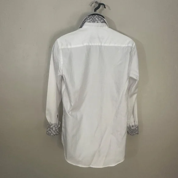 Robert Graham Contrast Long Sleeve Shirt Small Gently worn 100% cotton - Picture 5 of 7